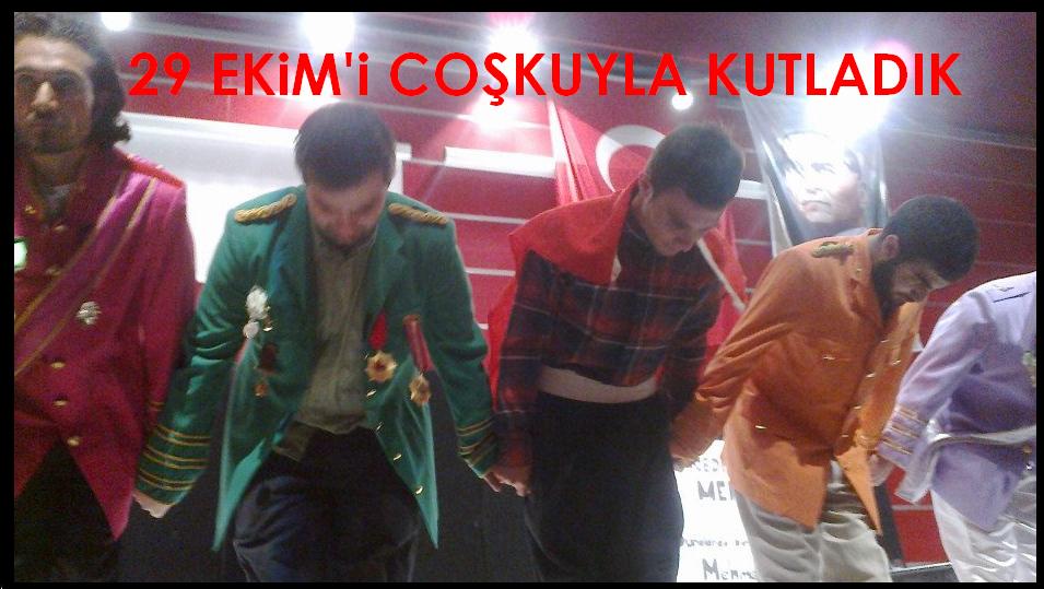 29 EKİM CUMHURİYET BAYRAMI'NI GÖLCÜK'TE KUTLADIK