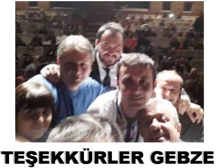 TEŞEKKÜRLER GEBZE